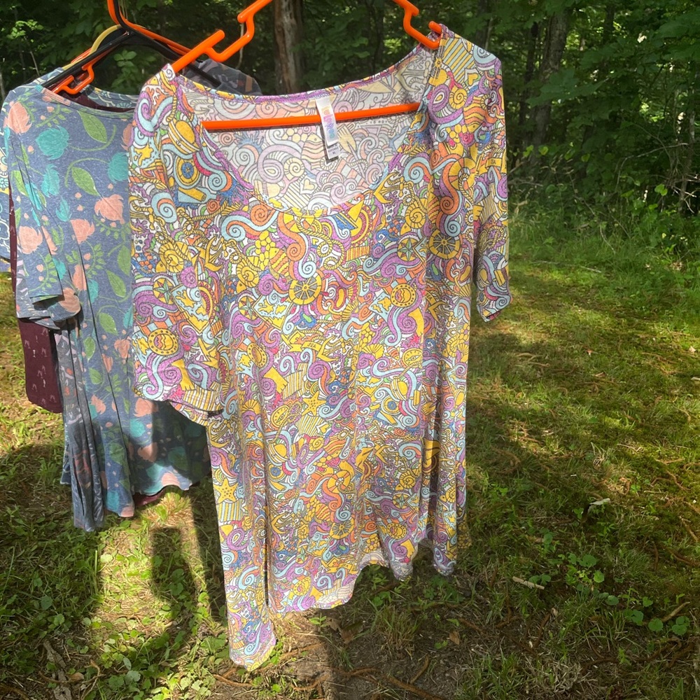 LuLaRoe Perfect T nautical design, size XL